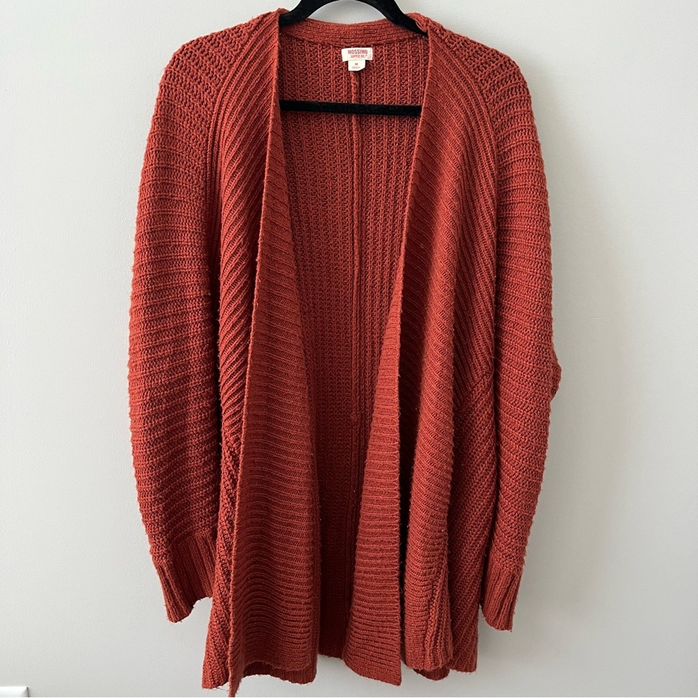 Knit cardigan sweater